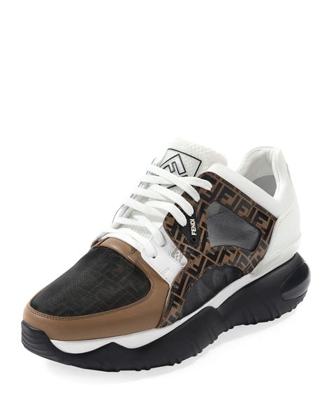 men's fendi sneakers sale|Fendi fancy chunky sneakers.